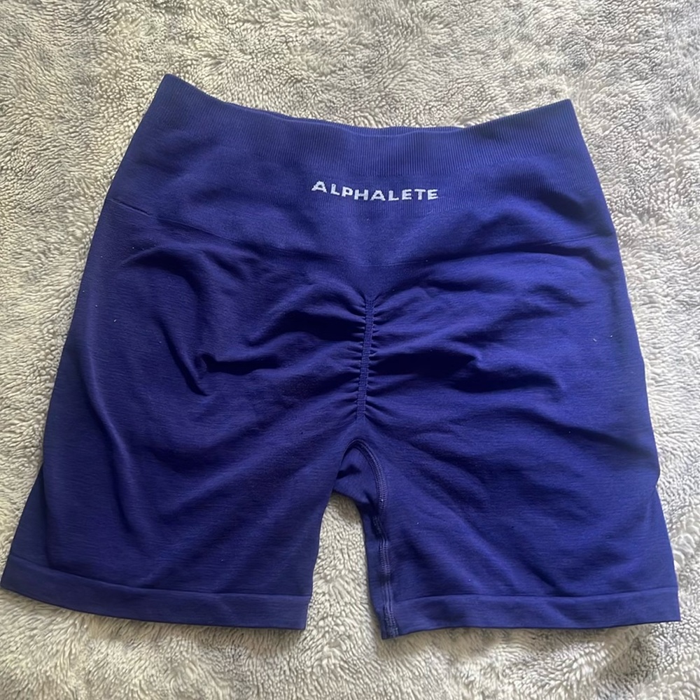 Alphalete Amplify Shorts- True Indigo M